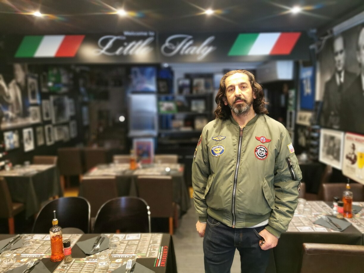 Stéphane Carissimi, gérant de la pizzeria qui porte son nom à Metz: