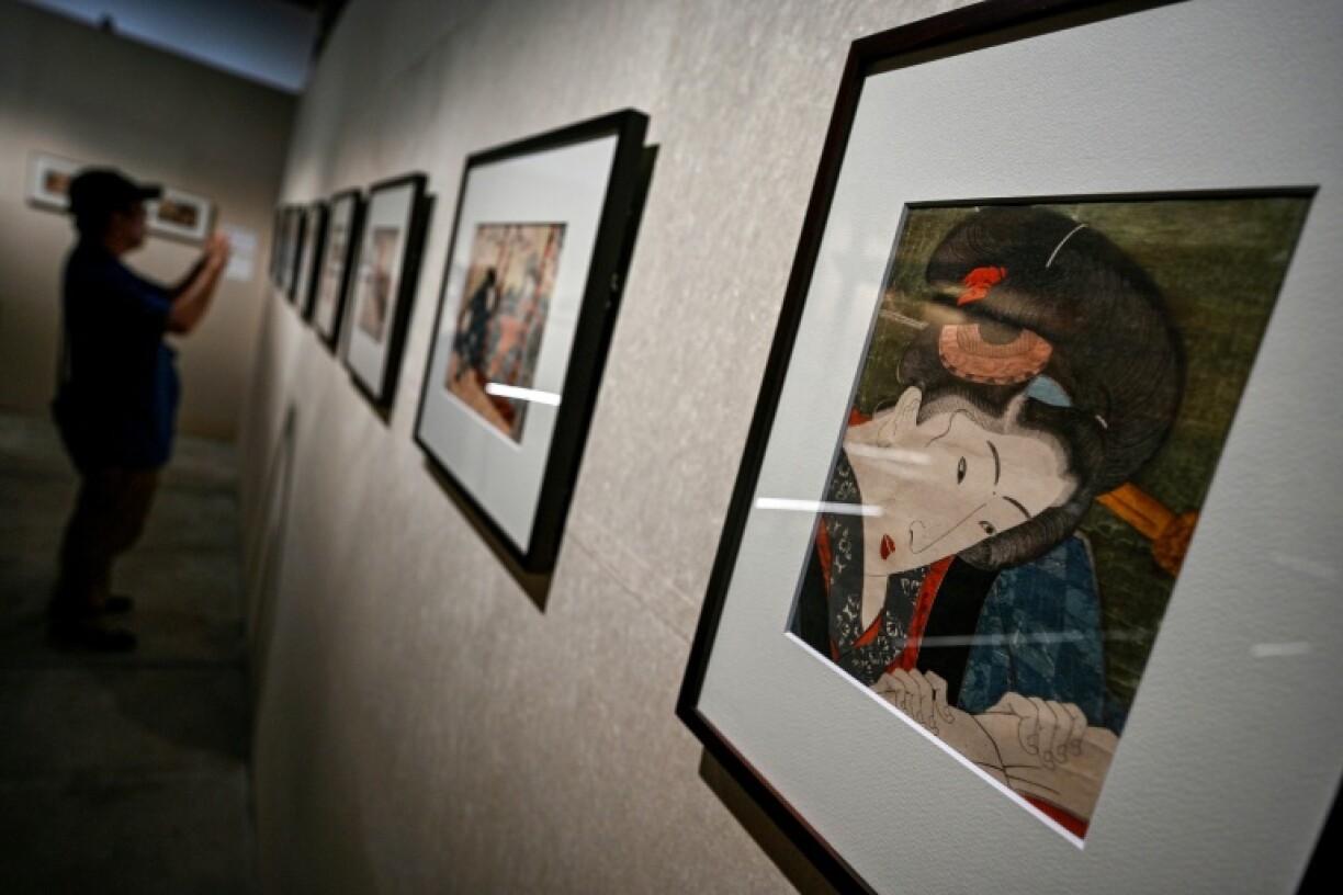 Female pleasure takes centre stage at a Tokyo exhibition showcasing around 150 pieces of shunga -- an erotic form of