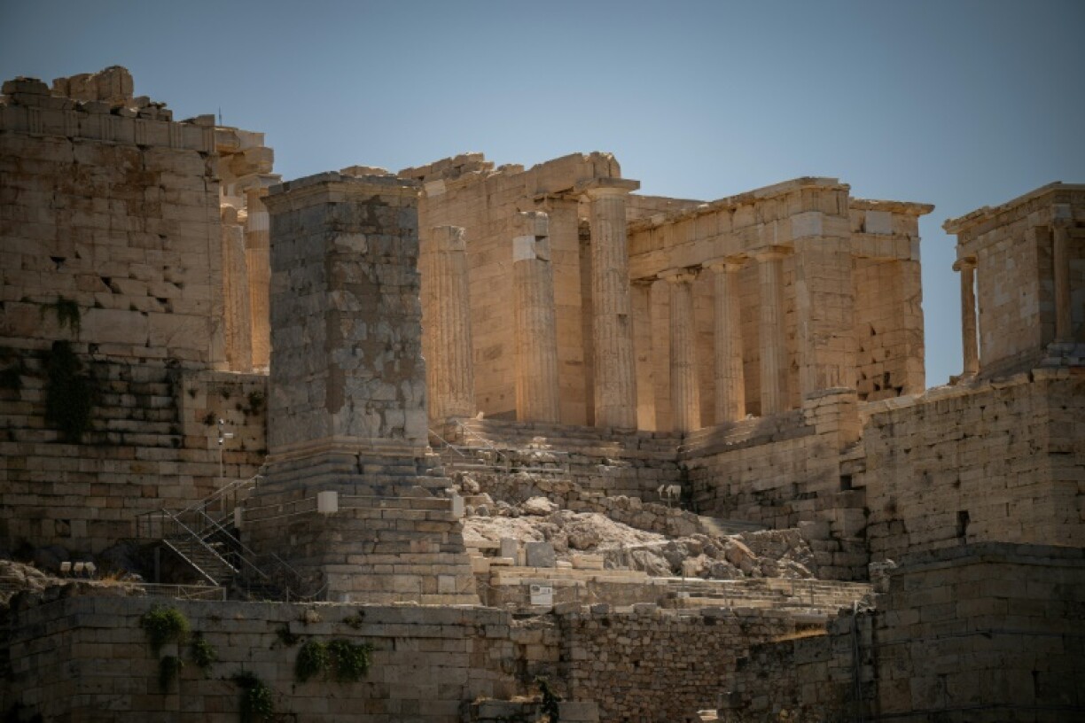 Officials have twice this month ordered the partial closure of the Acropolis temple due to the severe heat