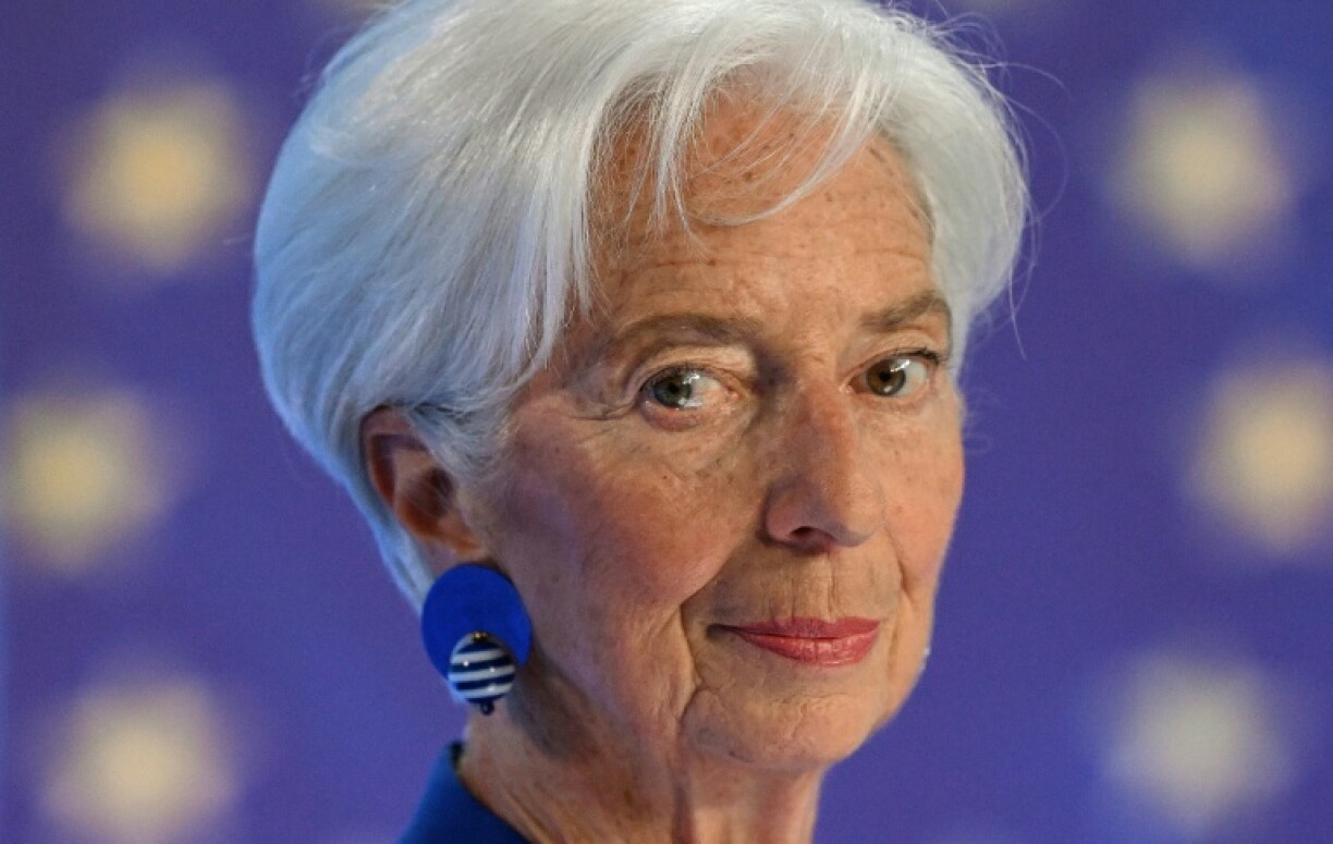 La présidente de la BCE Christine Lagarde lors d'une conférence de presse sur la politique monétaire de la zone euro à Francfort, le 11 juin 2026