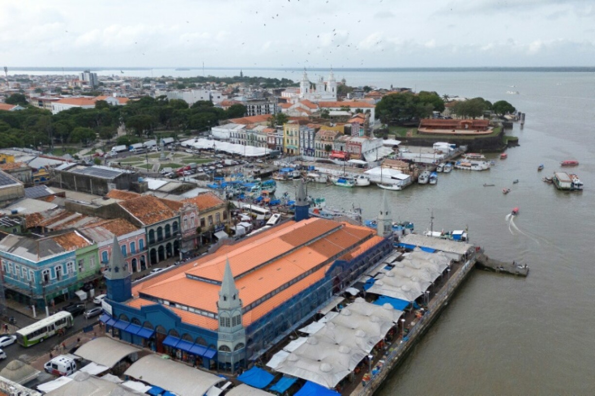With 200 workers laboring seven days a week, the largest open-air market in Latin America reflects the transformation currently underway in the Brazilian city, which is preparing to host COP30 in November -- the first UN climate conference in the Amazon