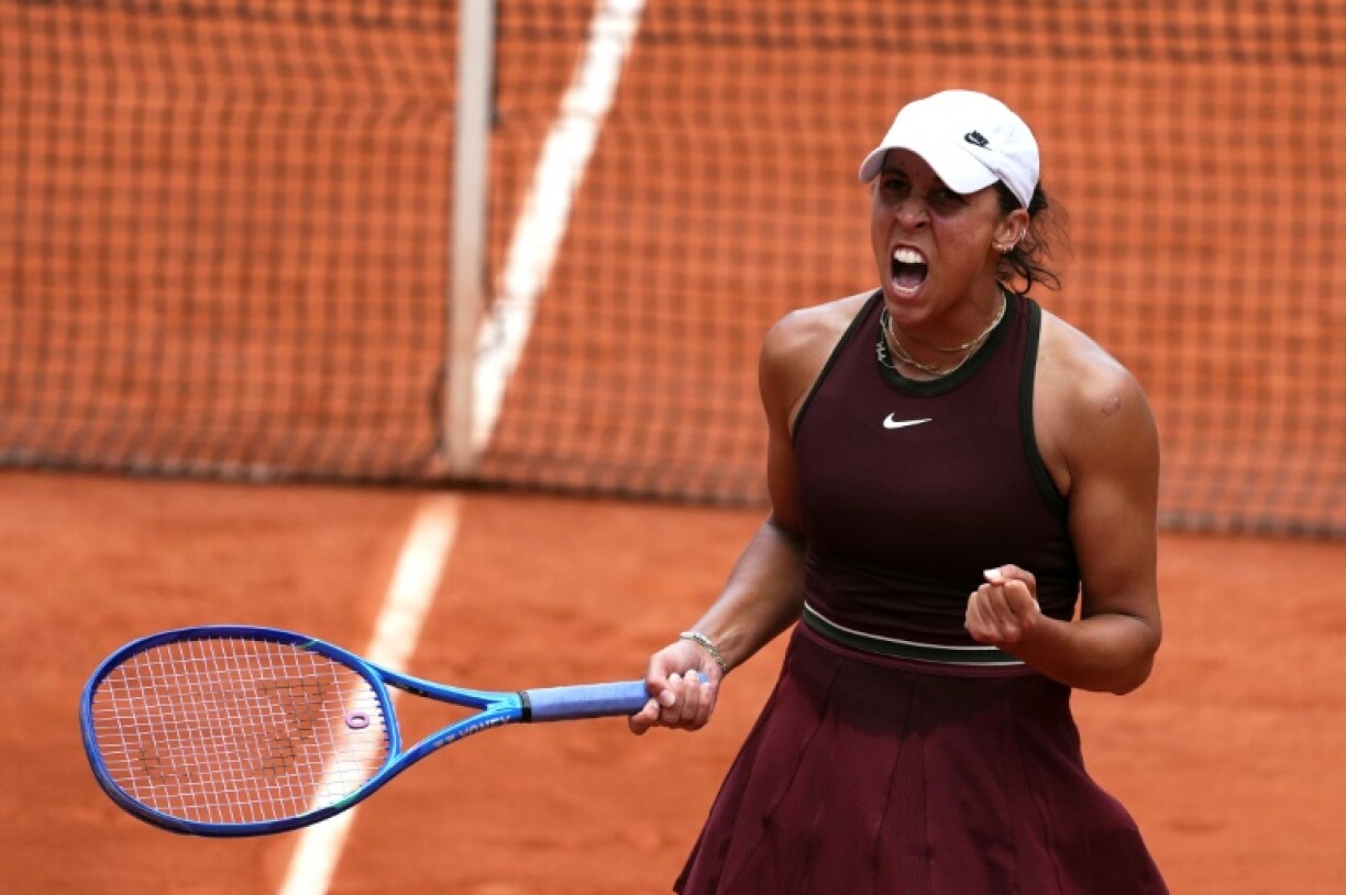 Madison Keys beat Hailey Baptiste to reach her third French Open quarter-final