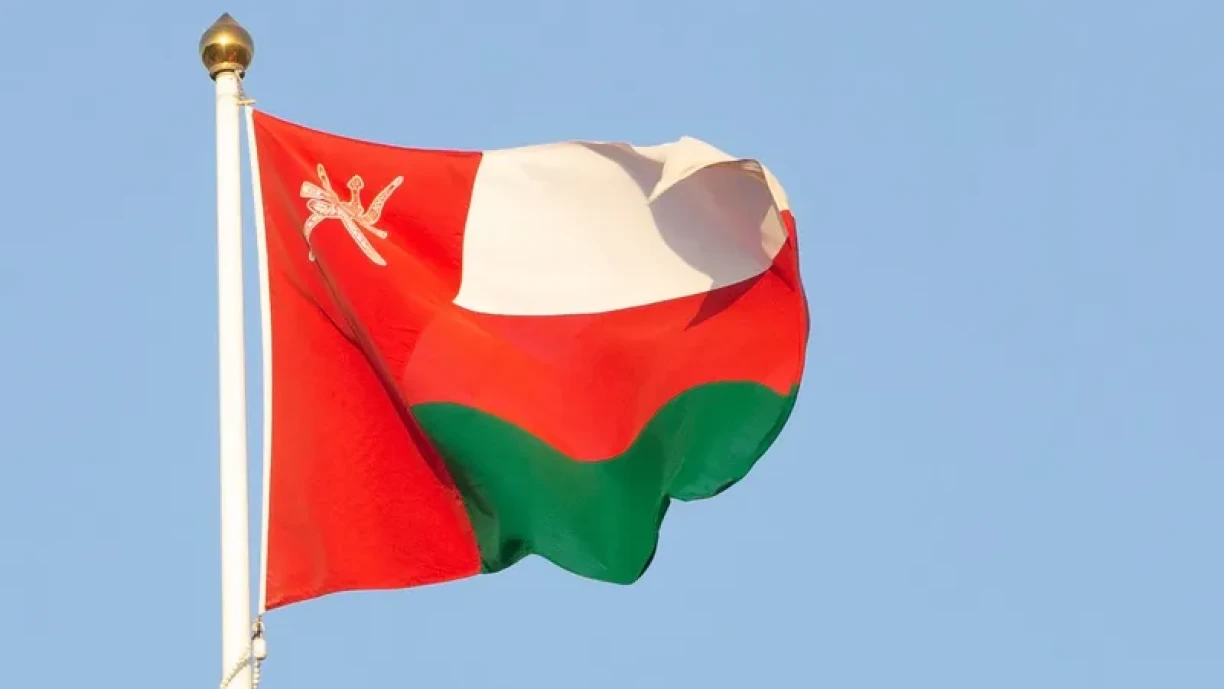 Le drapeau du Sultanat d'Oman