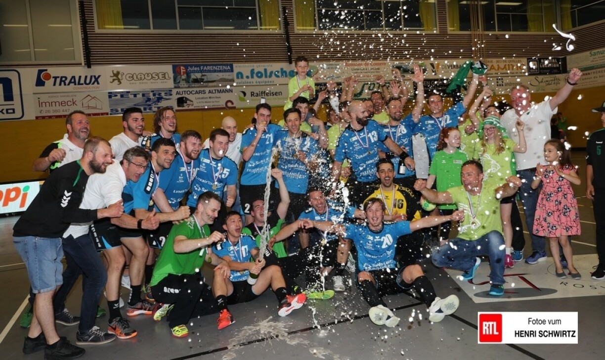 Den aktuelle Champion Käerjeng.