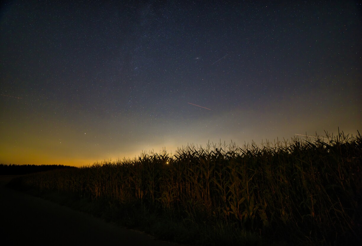 Meteor shower in Wincrange