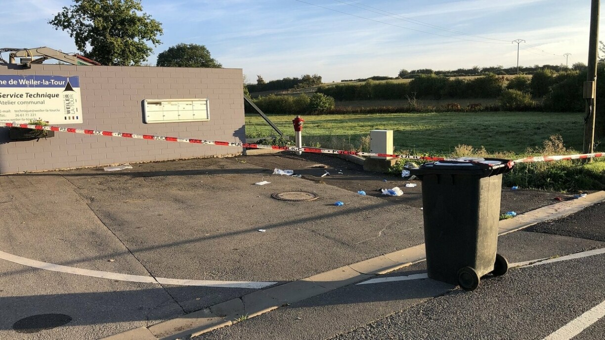 Photo du lieu de l'accident du 12/09/2022.