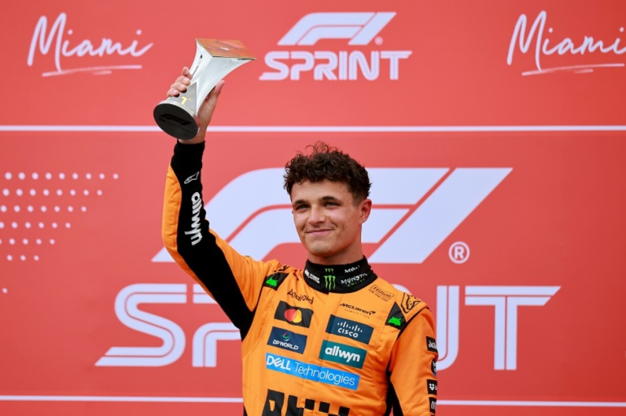 Miami F1 GP sprint winner Lando Norris
