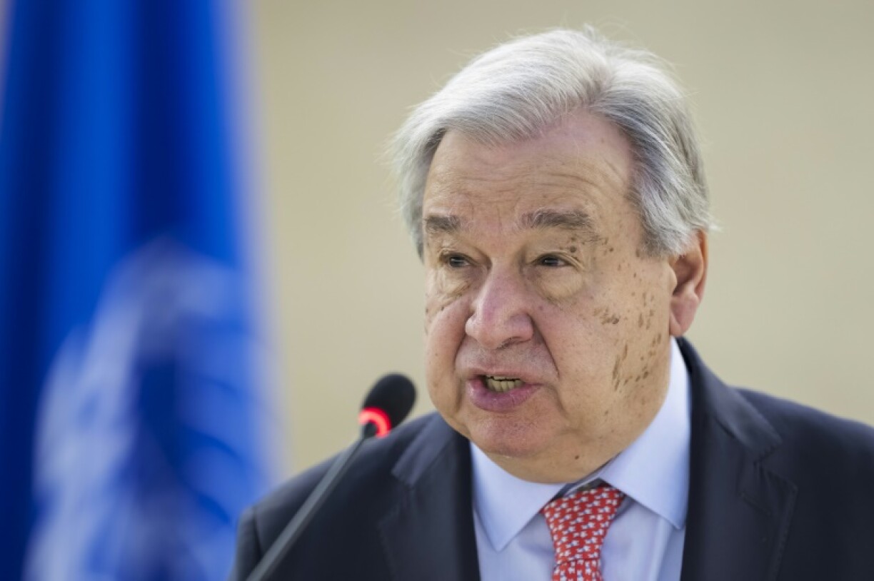 UN Secretary-General Antonio Guterres slammed 'the poison of patriarchy' at a UN meeting on women's rights