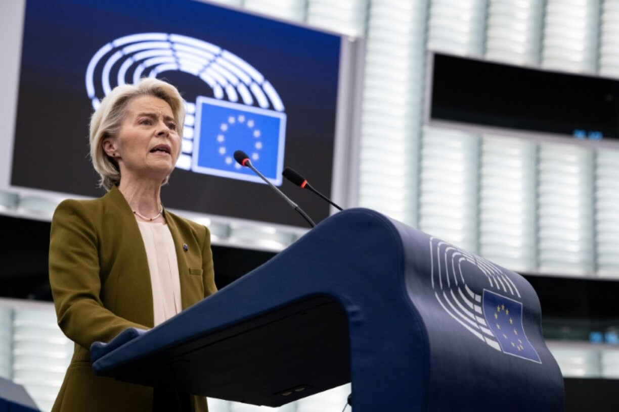 Ursula von der Leyen delivered a combative State of the Union address to the EU Parliament