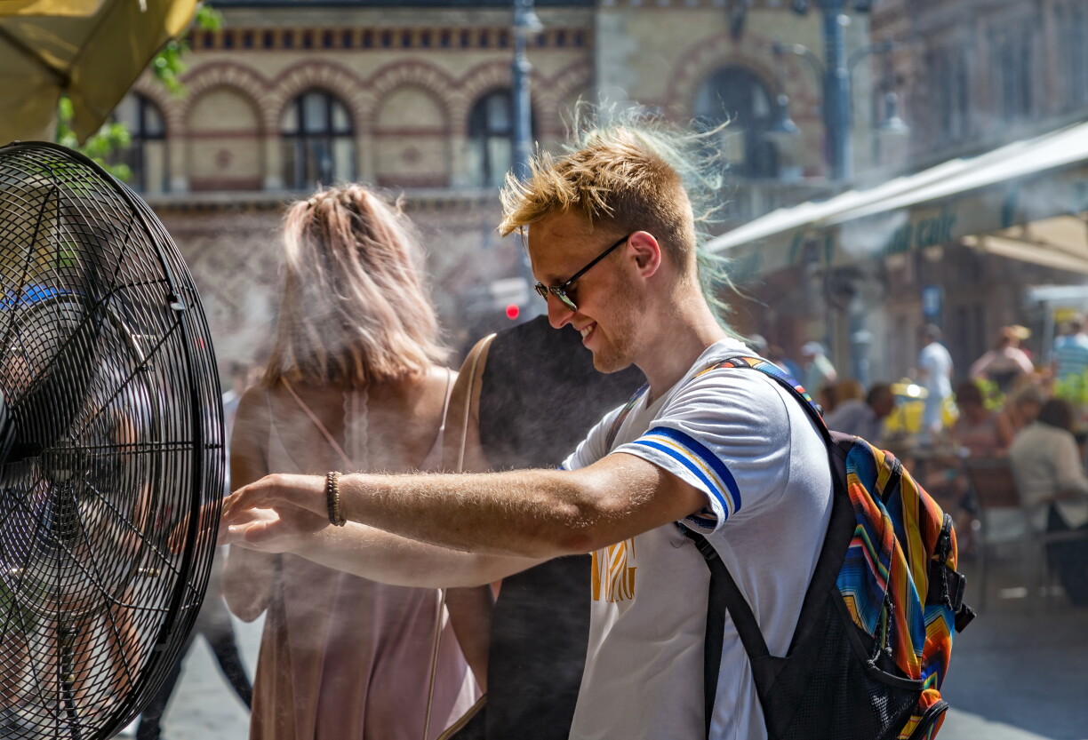 Eng Persoun zu Bukarest killt sech virun engem Ventilator of.
