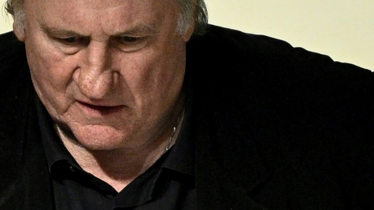 Gérard Depardieu le 27 mars 2025, à Paris