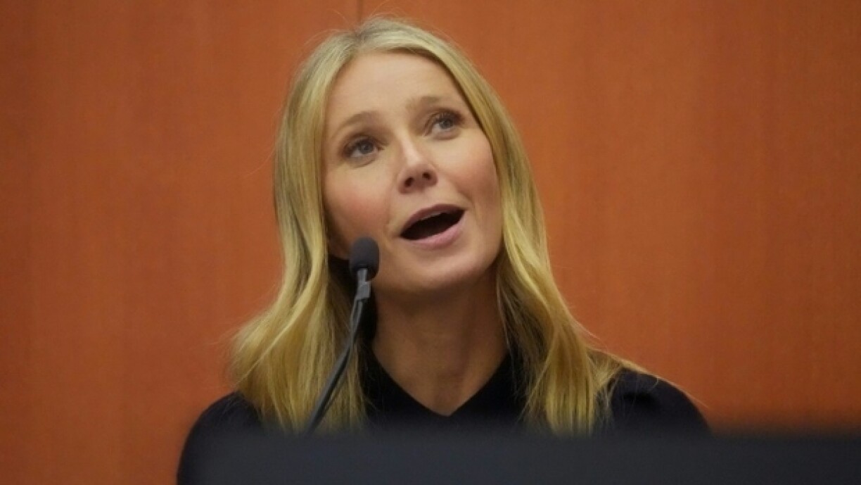 L'actrice Gwyneth Paltrow lors de son procès à Park City, dans l'Utah, le 24 mars 2023