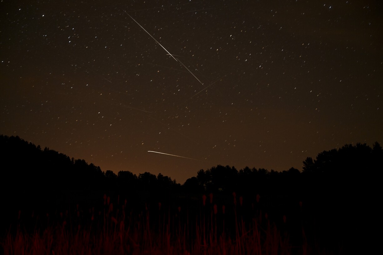 Lyriden iwwer der Tierkei den 22. Abrëll 2025