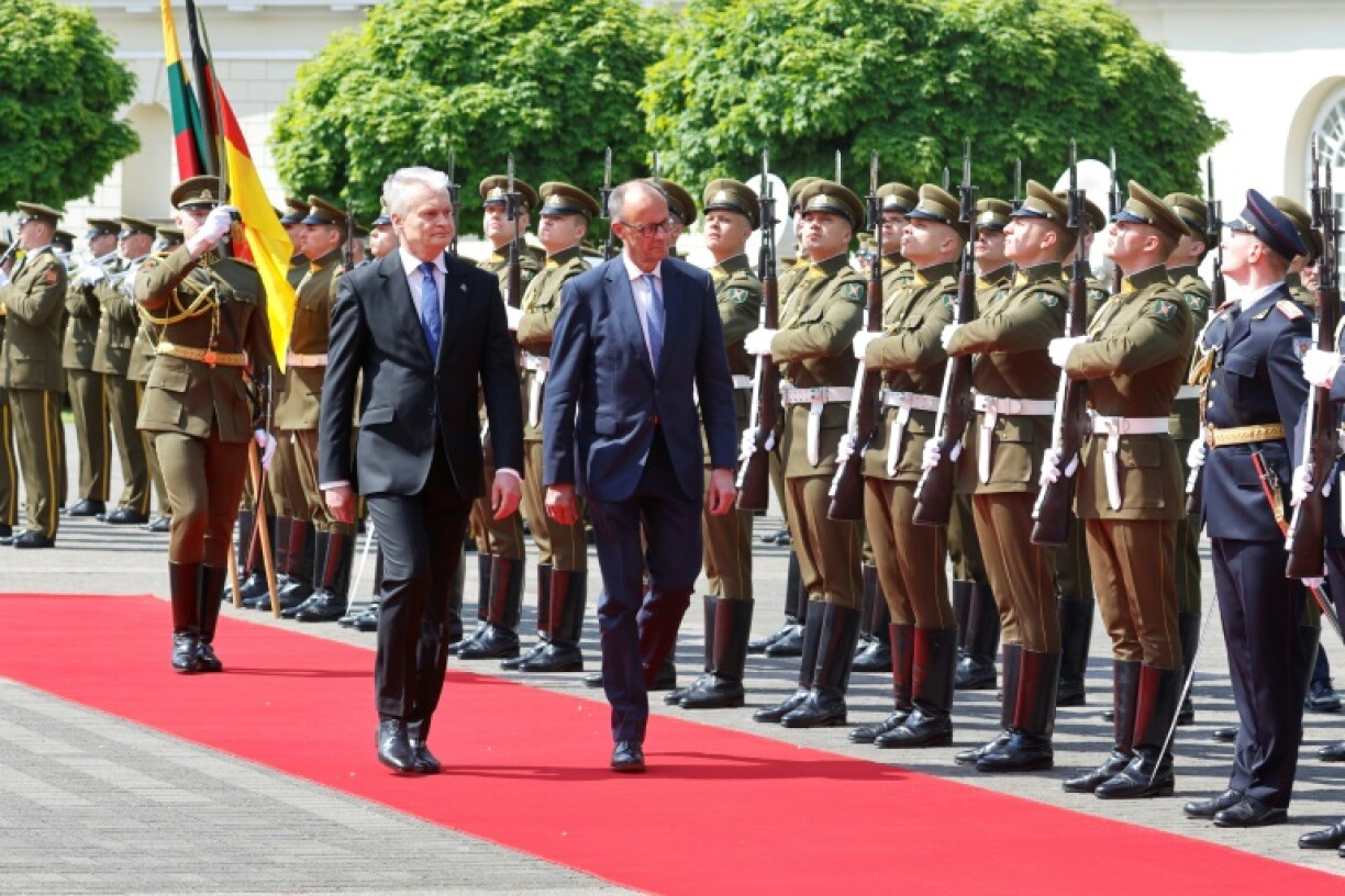 The German deployment is aimed at deterring potential Russian aggression towards Lithuania and fellow Baltic countries