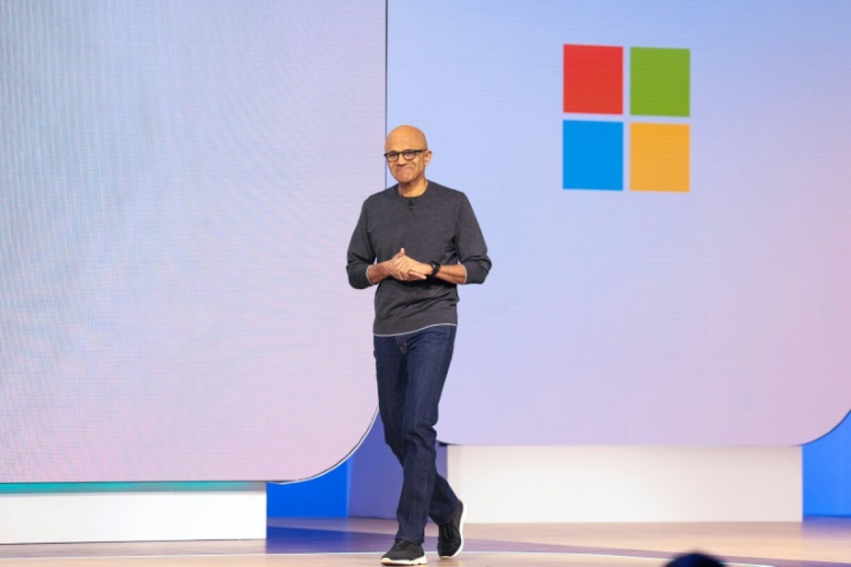 Microsoft chief executive Satya Nadella says that companies of all kinds are adopting artificial intelligence tools and the US tech giant is working to meet their needs
