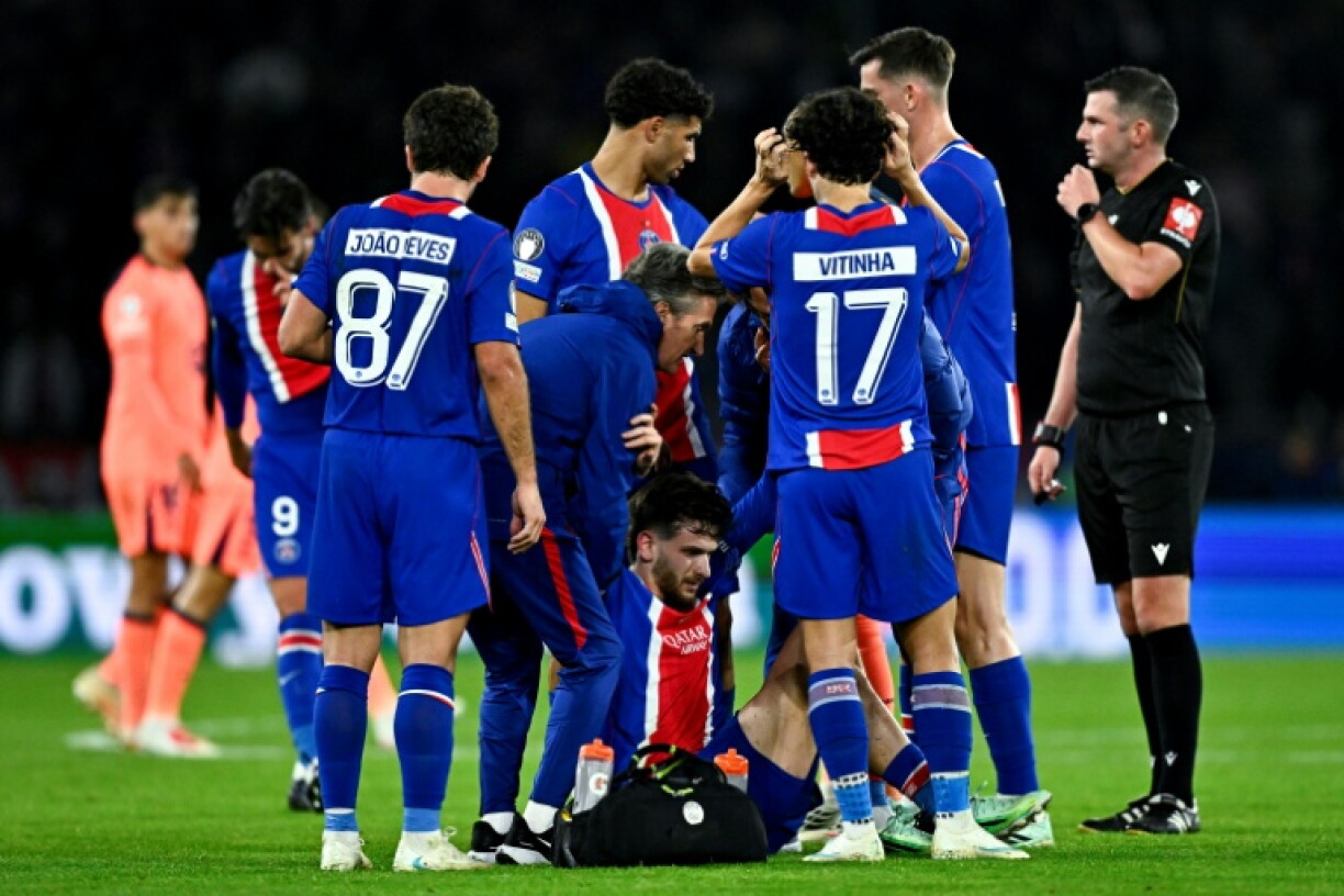 Khvicha Kvaratskhelia suffered an ACL injury during Paris Saint-Germain's win against Barcelona