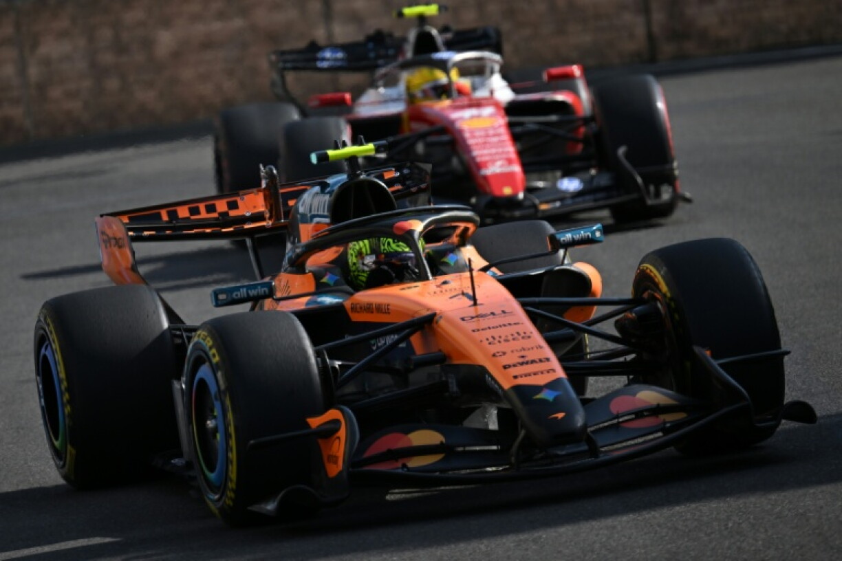 Lando Norris was taken out of the Azerbaijan Grand Prix by a crash involving Franco Colapinto