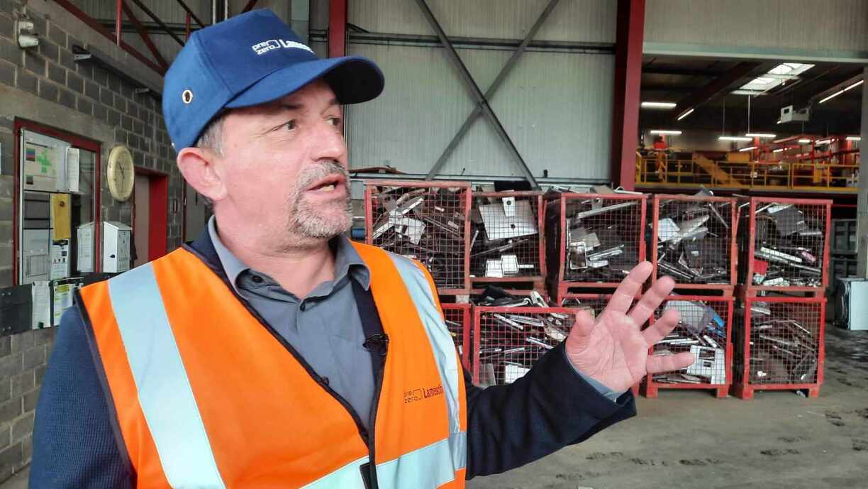 Frédércic Guichard, directeur des déchets non dangereux chez PreZero Lamesch