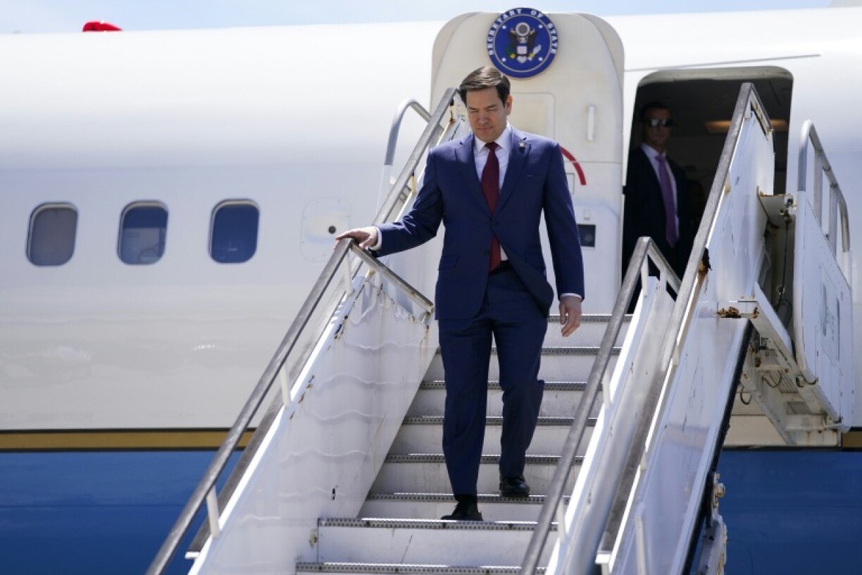 US Secretary of State Marco Rubio arrives in Port Royal, Jamaica