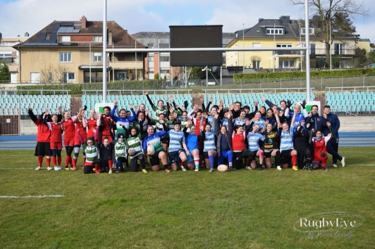 International 7s tournament held at Josy Barthel, with teams from Luxembourg and France
