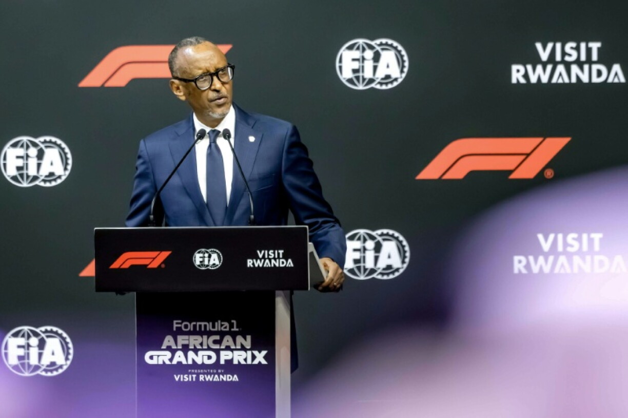 Rwandan President Paul Kagame said "today belongs to Africa" as he announced a Formula One Grand Prix will be held in his country early in the 2030s