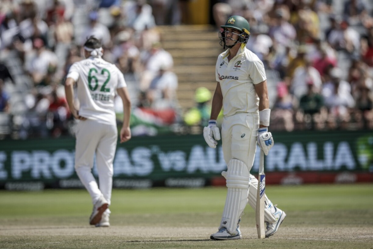 Australia captain Pat Cummins (R) admits changes may be needed after the series loss in South Africa