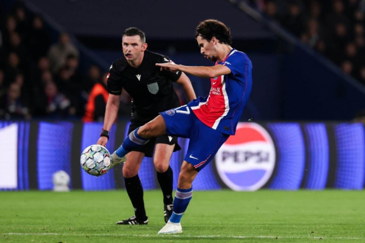 Vitinha rifles in PSG's crucial third goal in their 4-2 Champions League win over Barcelona on Tuesday