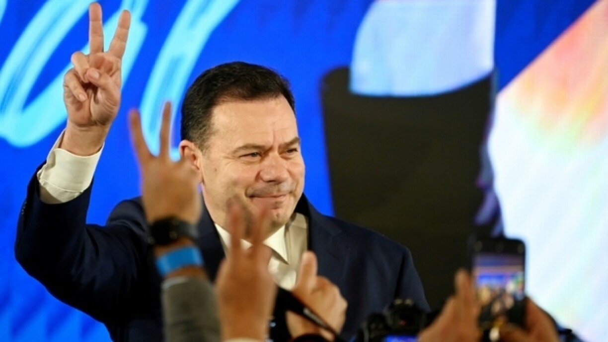 De Walgewënner Luis Montenegro vun der Demokratescher Allianz (AD)