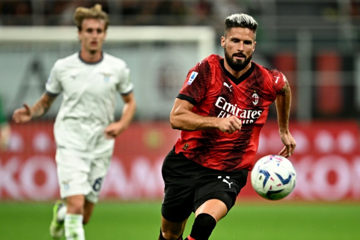 Olivier Giroud à Milan le 30 septembre 2023