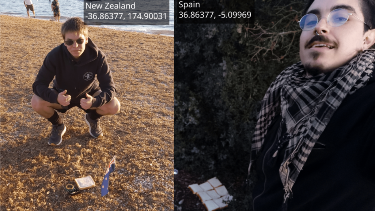 Etienne Naude (L) and Angel Sierra (R) - sandwich-makers deluxe.