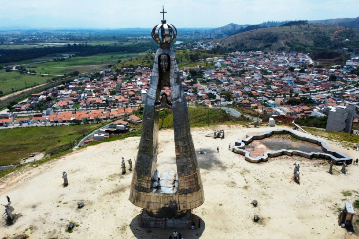 A giant statue of Our Lady of Aparecida in Sao Paulo
