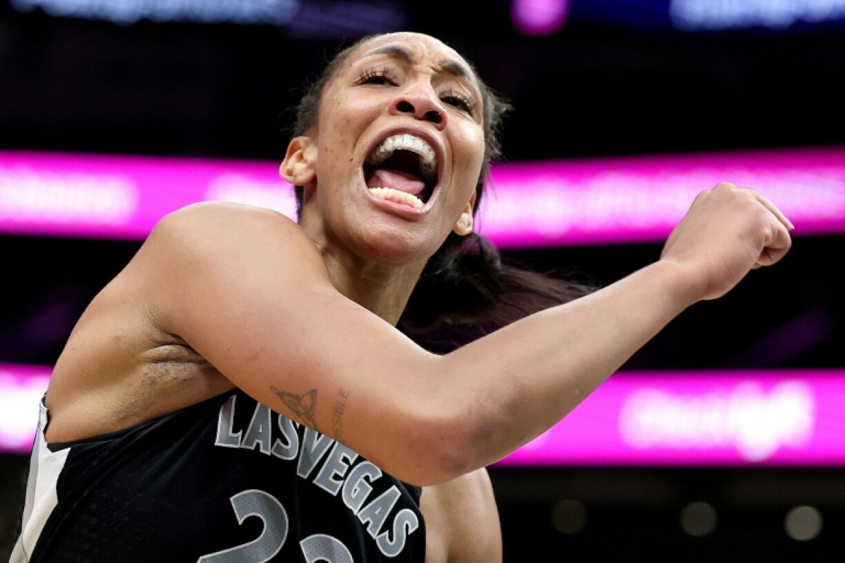 Las Vegas Aces star A'ja Wilson has been named WNBA Most Valuable Player for a fifth time