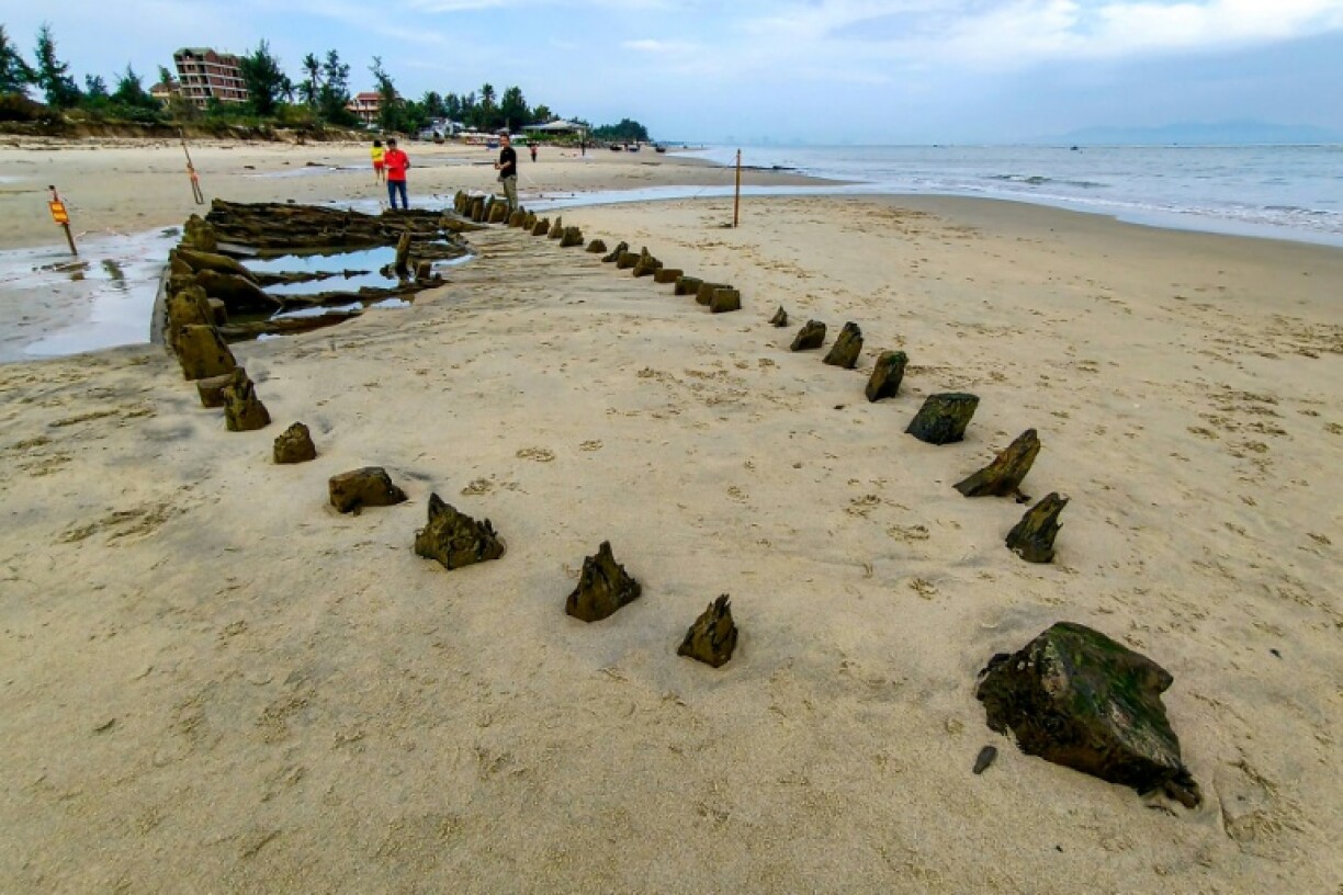 The ship wrecked off Hoi An is believed to have been built between the 14th and 16th centuries according to preliminary findings