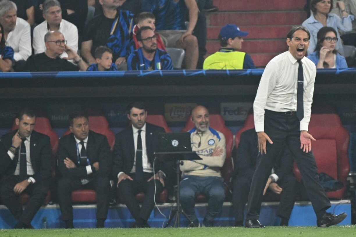 Inter coach Simone Inzaghi vents his frustration