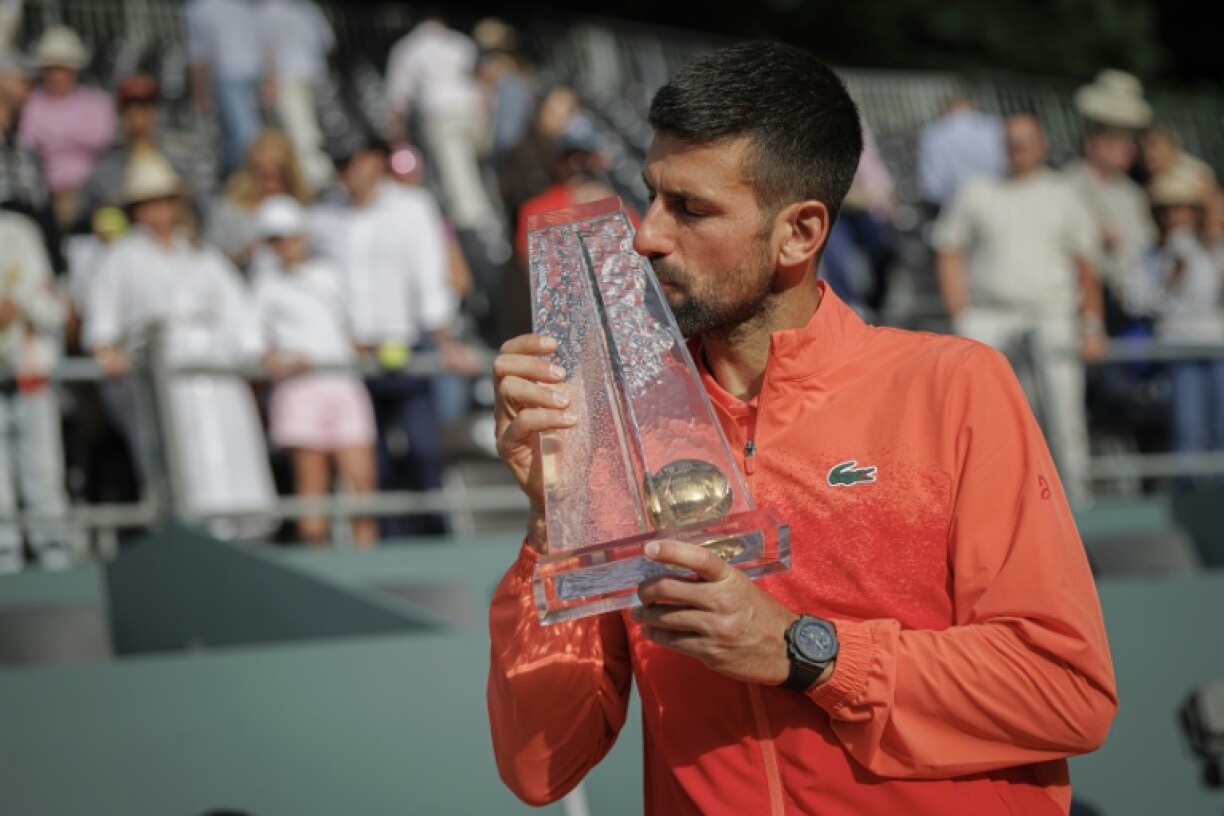 Novak Djokovic brought up a century of ATP titles with his win in Geneva on Saturday