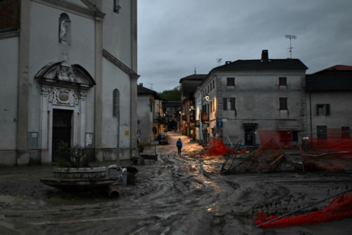 The storm unleashed rains that drenched parts of northern Italy and dumped snow at higher altitudes