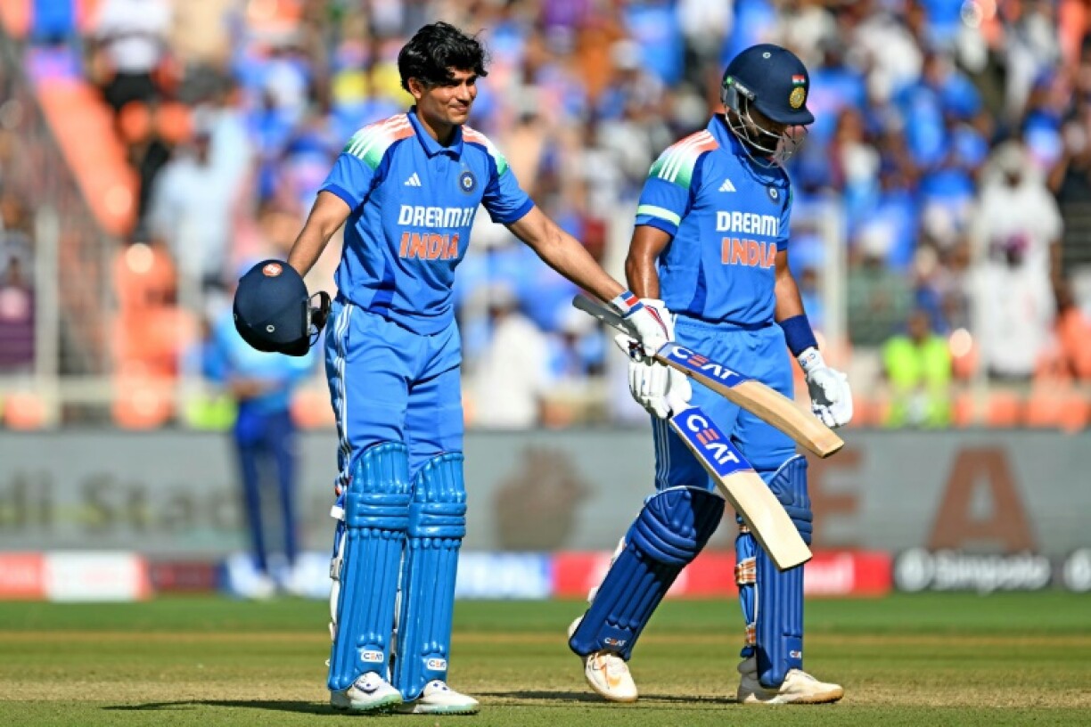 Top-order batsman Shubman Gill scored 112 to help India reach 356 all out in the third one-day international against England in Ahmedabad