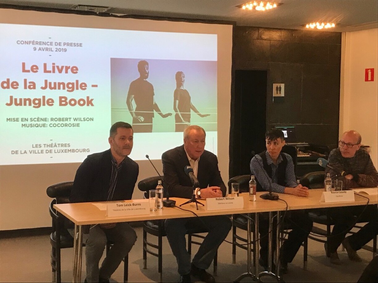 Pressekonferenz am Groussen Theater