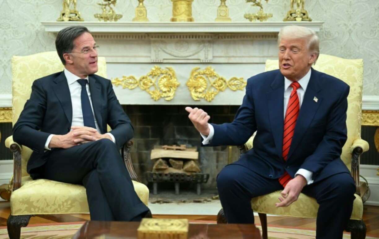 President Donald Trump hosts NATO Secretary General Mark Rutte