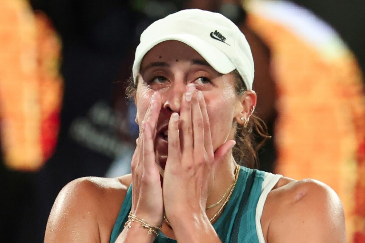 Madison Keys fights back tears after winning the Australian Open