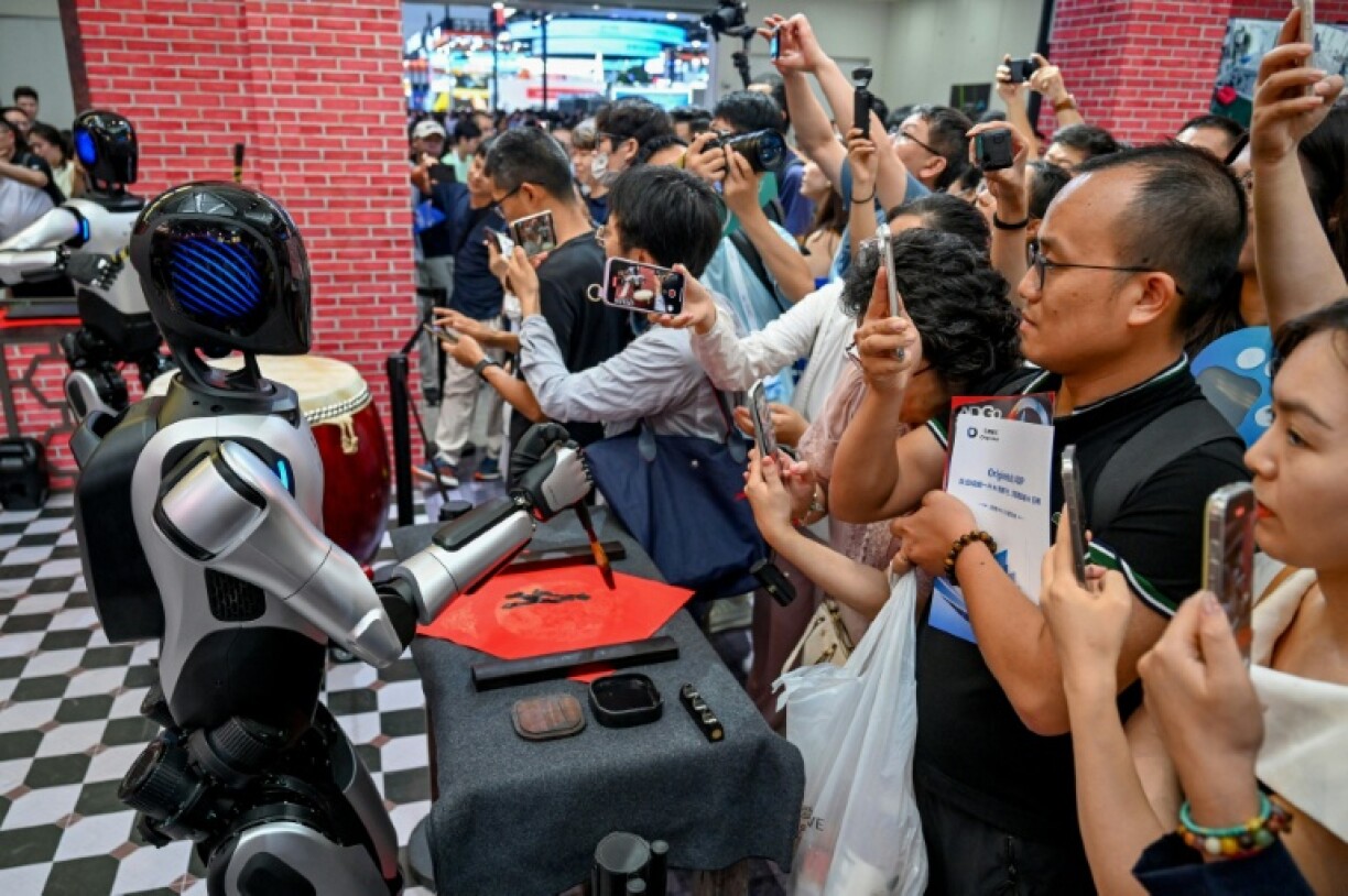 Organisers said the forum involved more than 800 companies, showcasing over 3,000 products -- the undeniable crowd pleasers being the humanoid robots