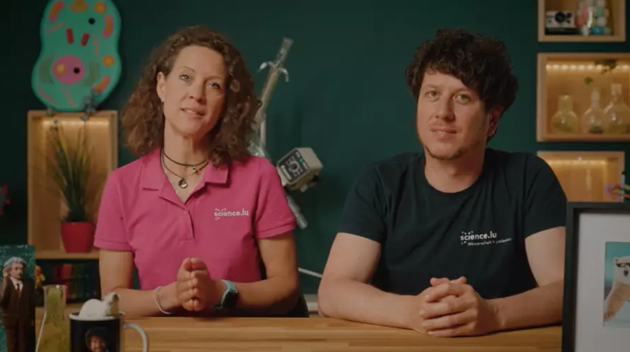 Cet épisode de « Ziel mir keng! » a été présenté par Jean-Paul Bertemes et Michèle Weber du Luxembourg National Research Fund (FNR)