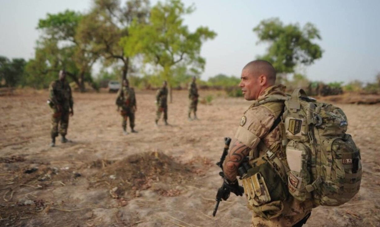Un soldat de l'armée luxembourgeoise stationnée au Mali en janvier 2019.