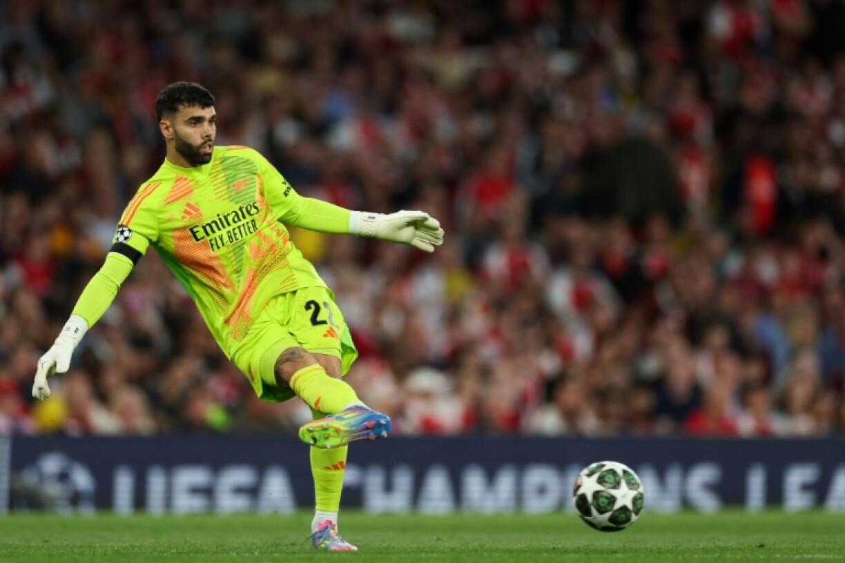 Arsenal goalkeeper David Raya