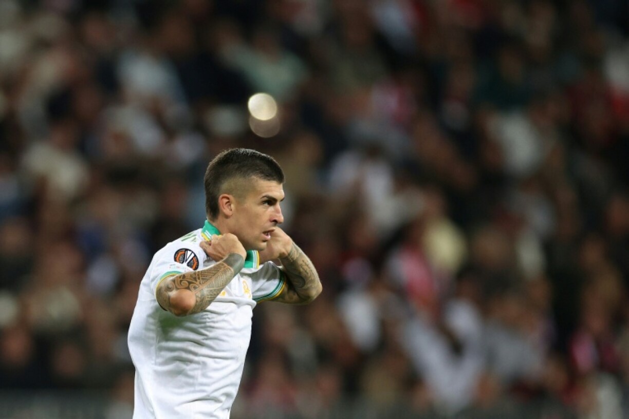 Gianluca Mancini scored what proved to be the winner for Roma at Nice