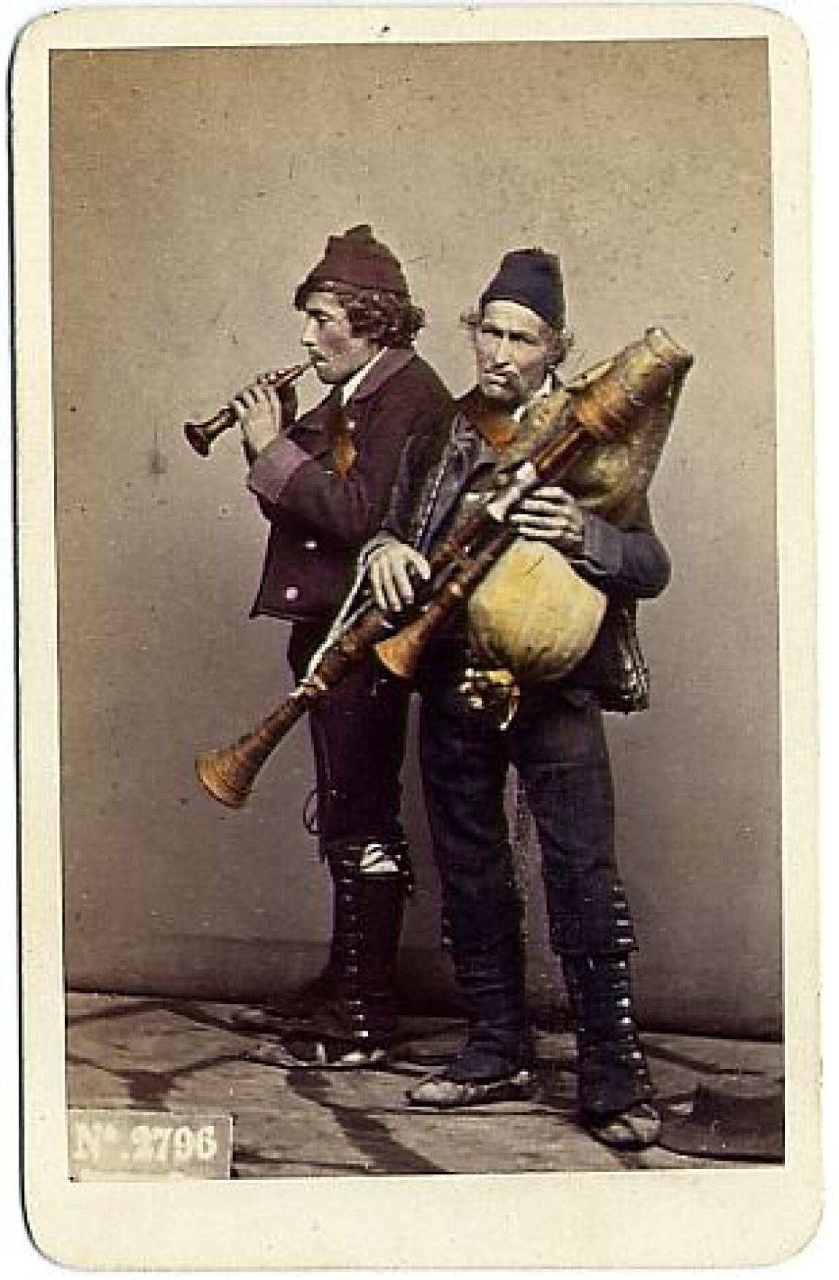 A pair of traditional Zampognari.