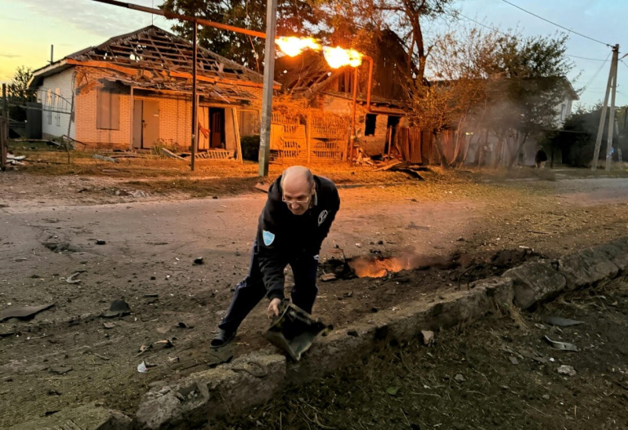 Ukraine said deadly Russian drone strikes had hit northeastern Sumy, in Zaporizhzhia (pictured) and the Dnipropetrovsk region