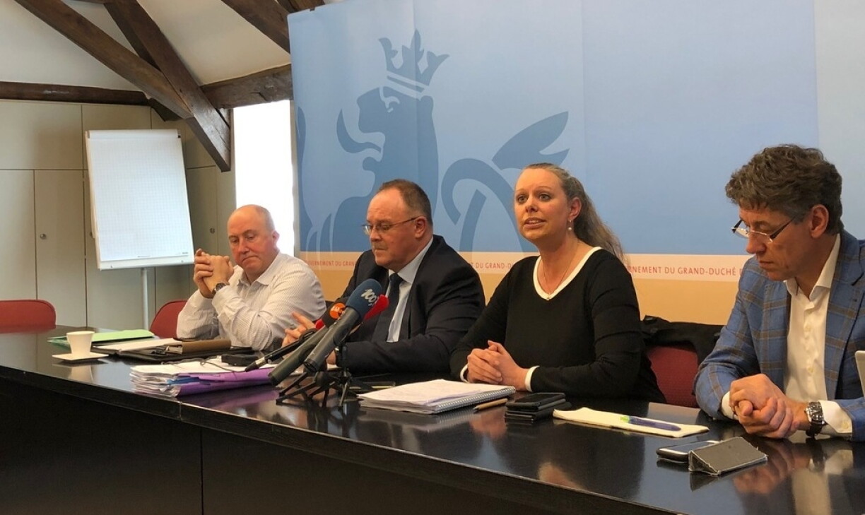 Press conference concerning the African swine fever on Wednesday afternoon.