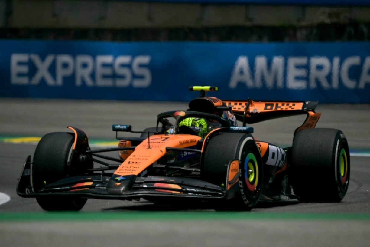 Lando Norris is one point clear of McLaren team-mate Oscar Piastri in the standings