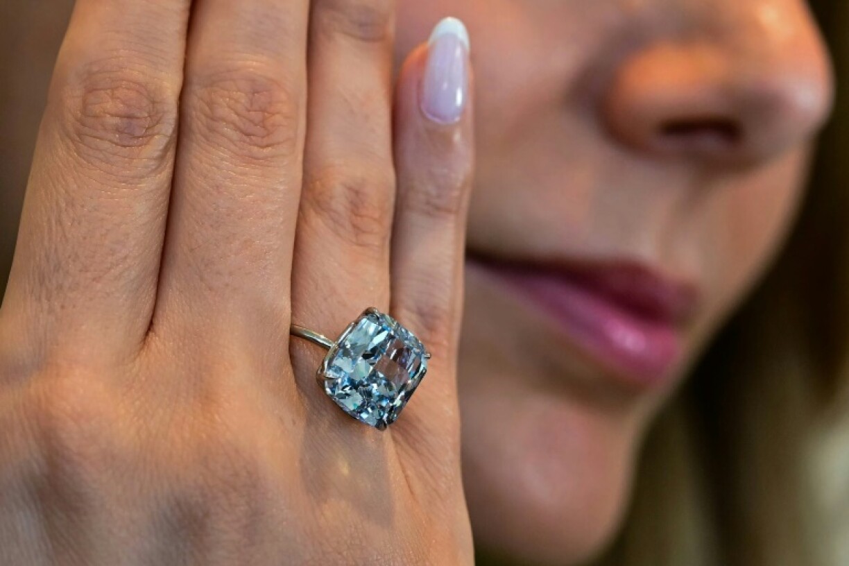The Mediterranean Blue has an estimated value of $20 million, auctioneers say